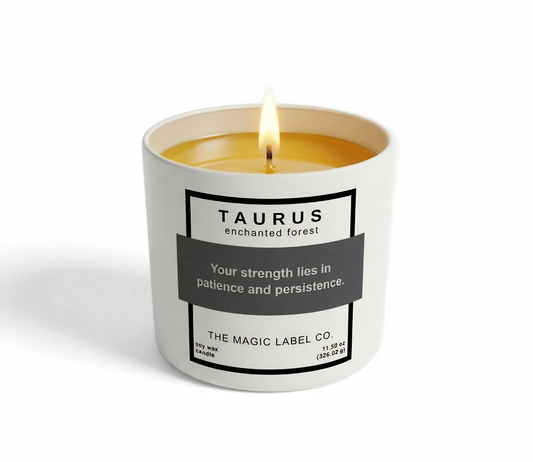 Taurus Candle - Enchanted Forest