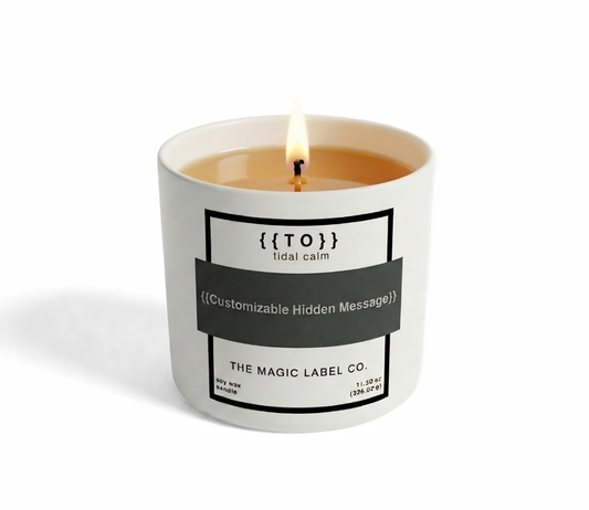 Customizable Candle - Tidal Calm