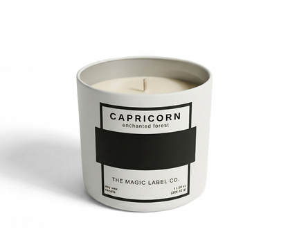 Capricorn Candle - Enchanted Forest