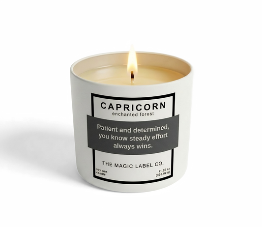 Capricorn Candle - Enchanted Forest
