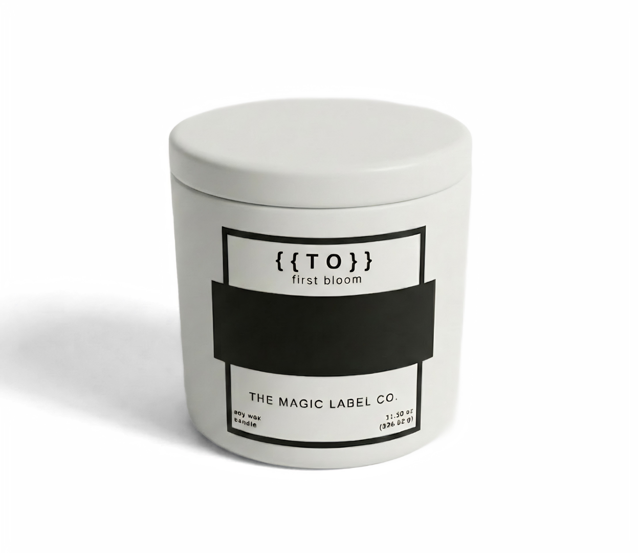 Customizable Candle - First Bloom