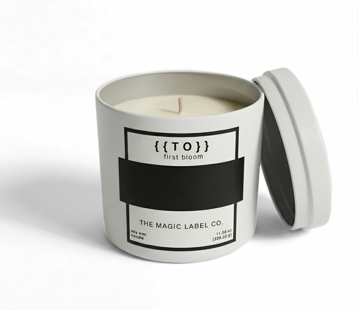 Customizable Candle - First Bloom