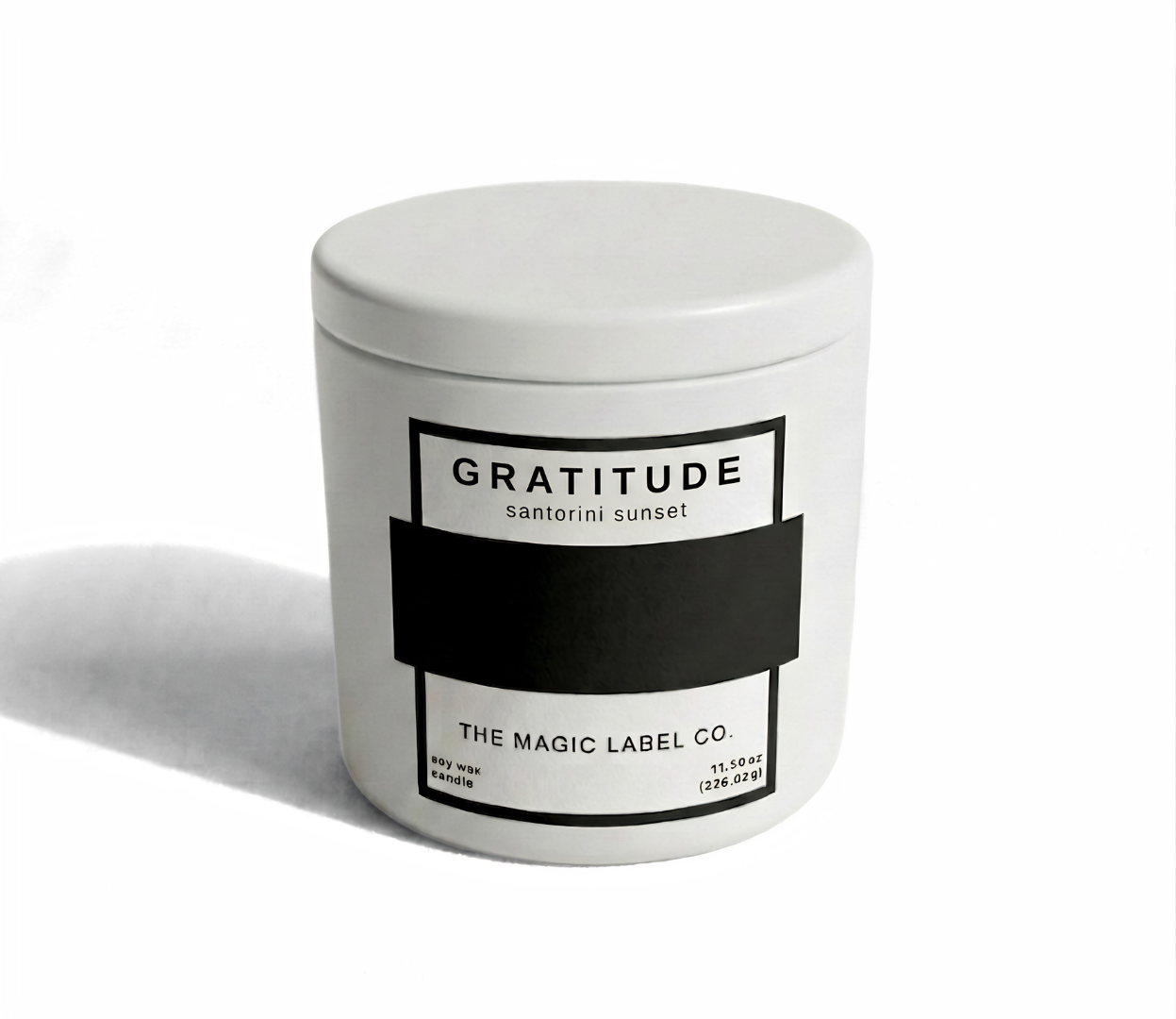 Gratitude Candle - Santorini Sunset