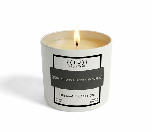 Customizable Candle - Misty Trail