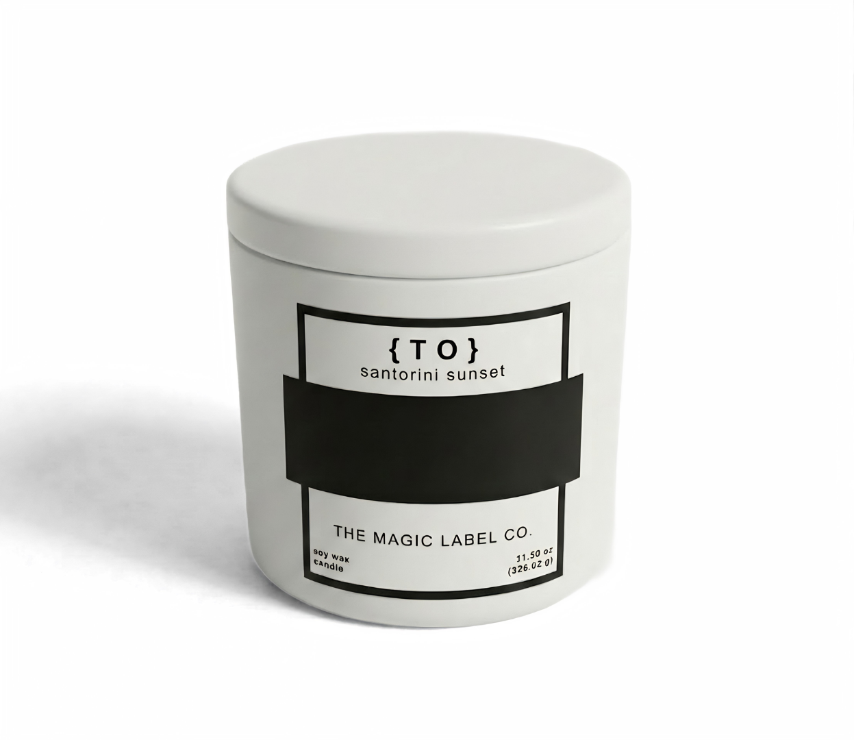 Customizable Candle - Santorini Sunset