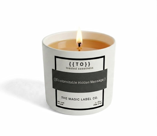 Customizable Candle - Toasted Sweetness