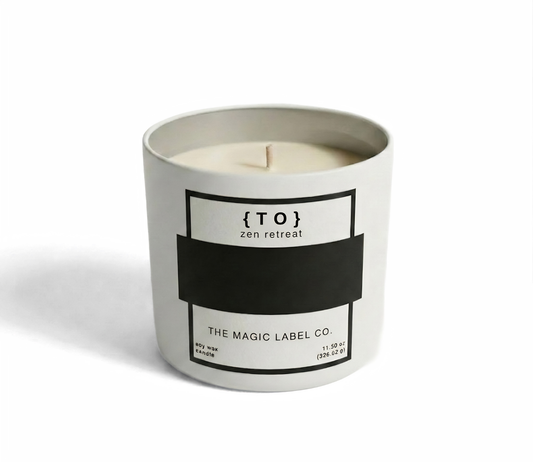 Customizable Candle - Zen Retreat