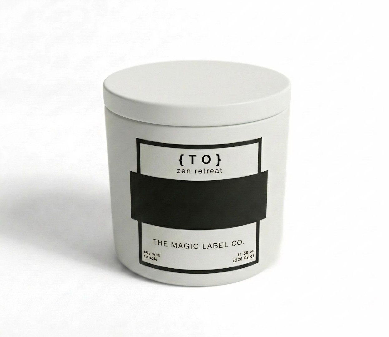 Customizable Candle - Zen Retreat