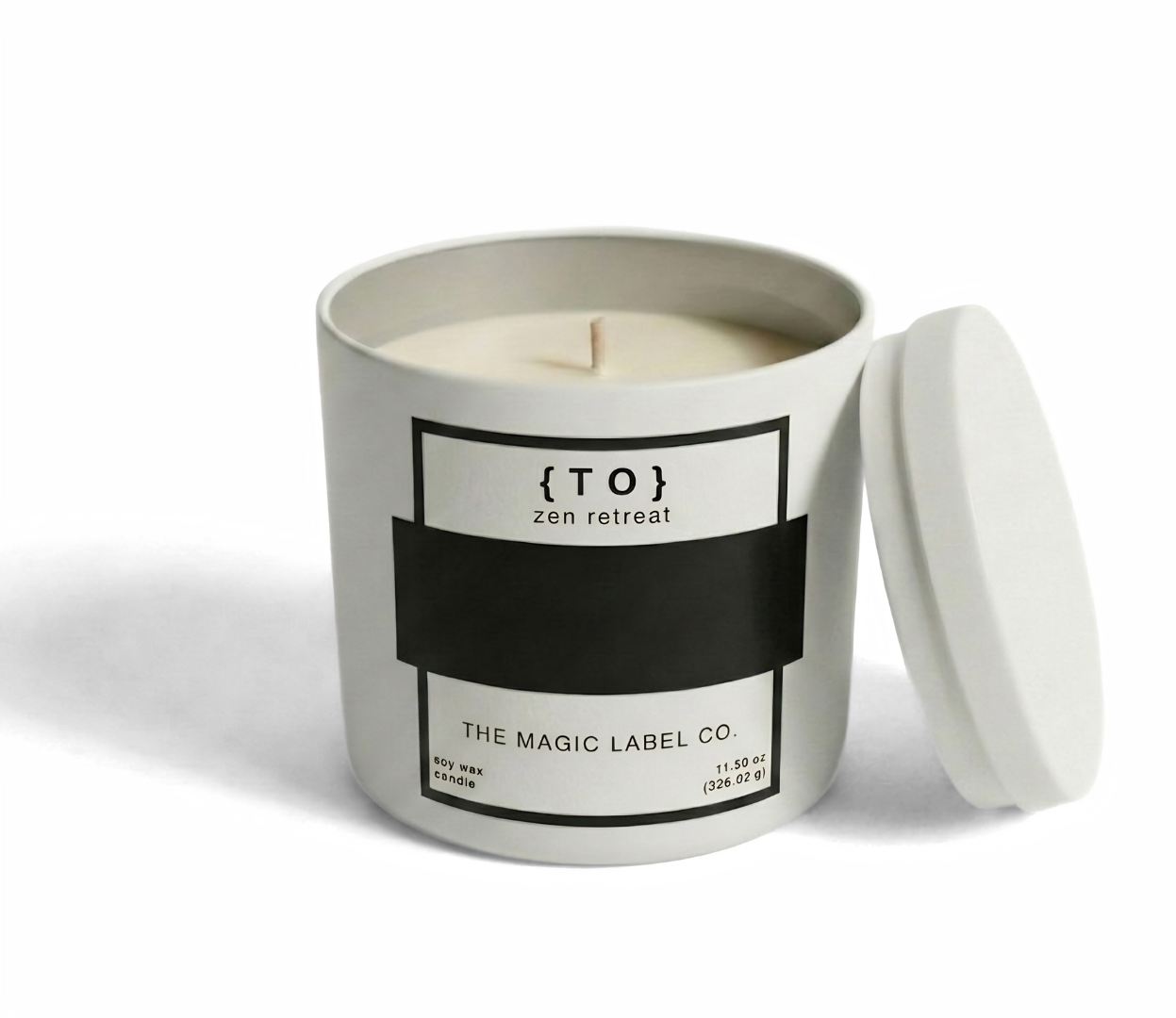 Customizable Candle - Zen Retreat